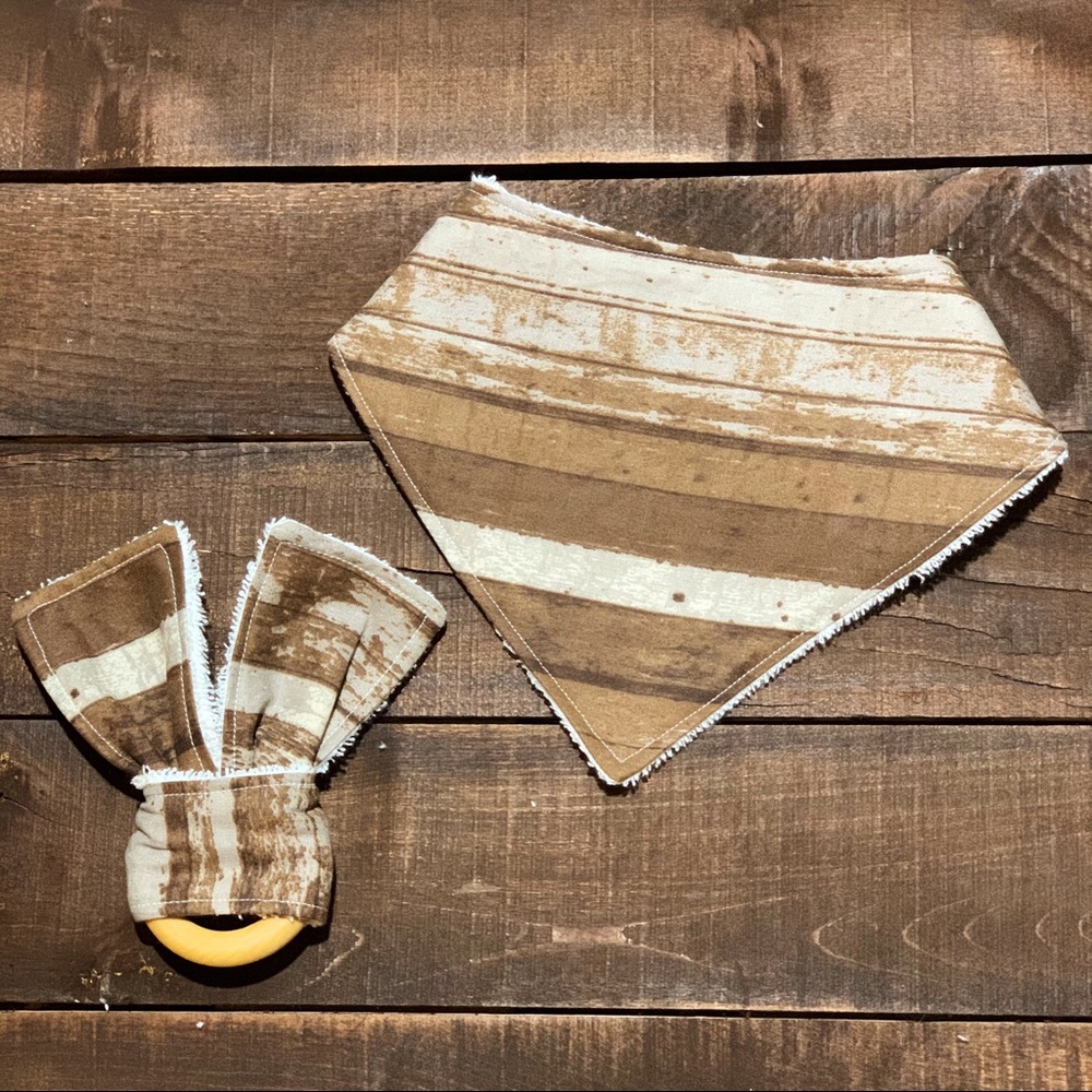 Baby Bib/ Teether Combo
